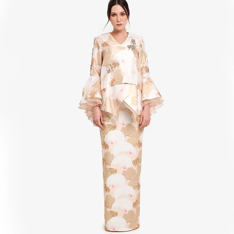 Baju Kurung Modern Design With Beading 