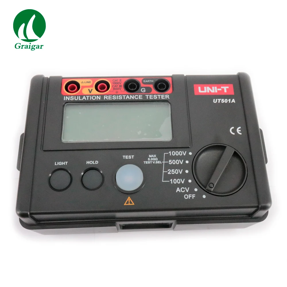 
UNI-T UT501A 1000V изоляционный Измеритель сопротивления заземления 
