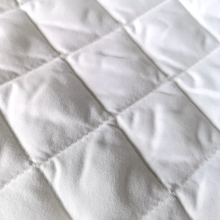 Высококачественный белый дышащий стеганый водонепроницаемый протектор матраса