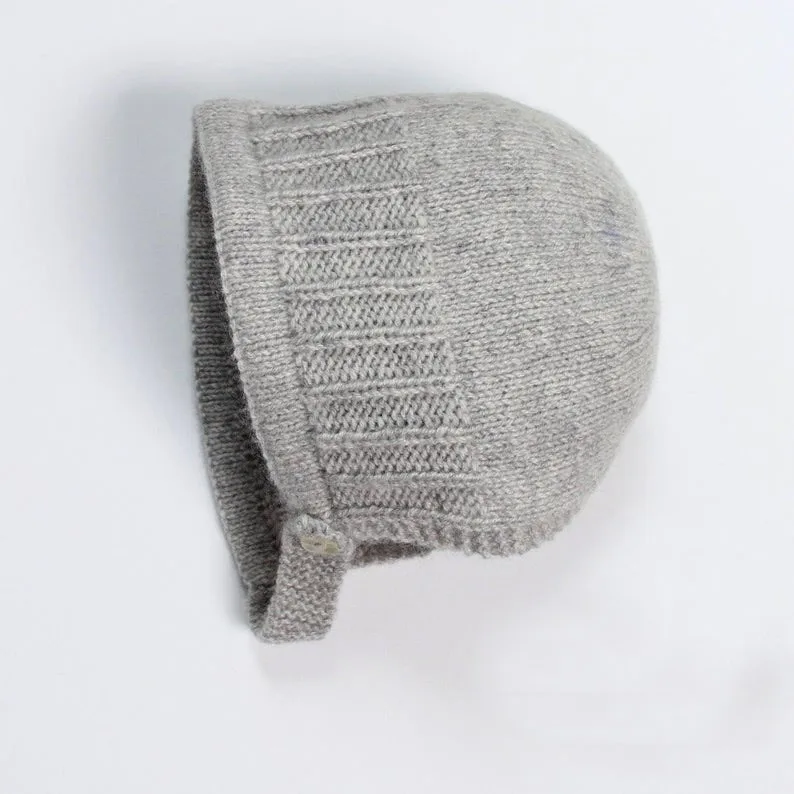 Imf Cashmere Baby Princess Bonnet Hat 