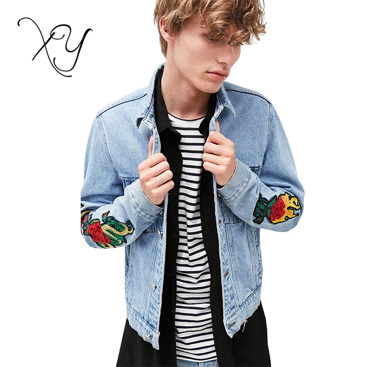 Chaqueta bordada hombre Clearance