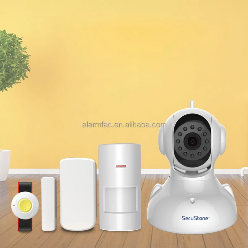 Android IOS Wireless GSM Home Alarm Security System Auto Dialer Wifi IP Camera(YL-007M2BX)