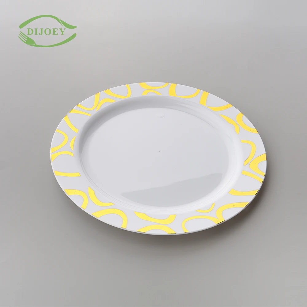 reusable plastic dinner plates