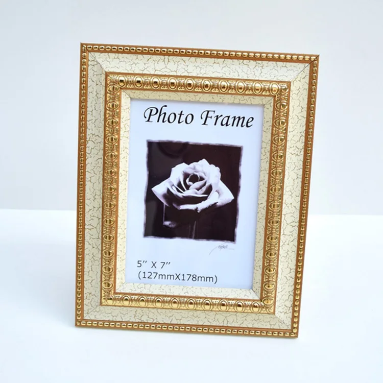 Free Sample Wholesale New Design Gold Fancy Ps Frame Moulding Profile