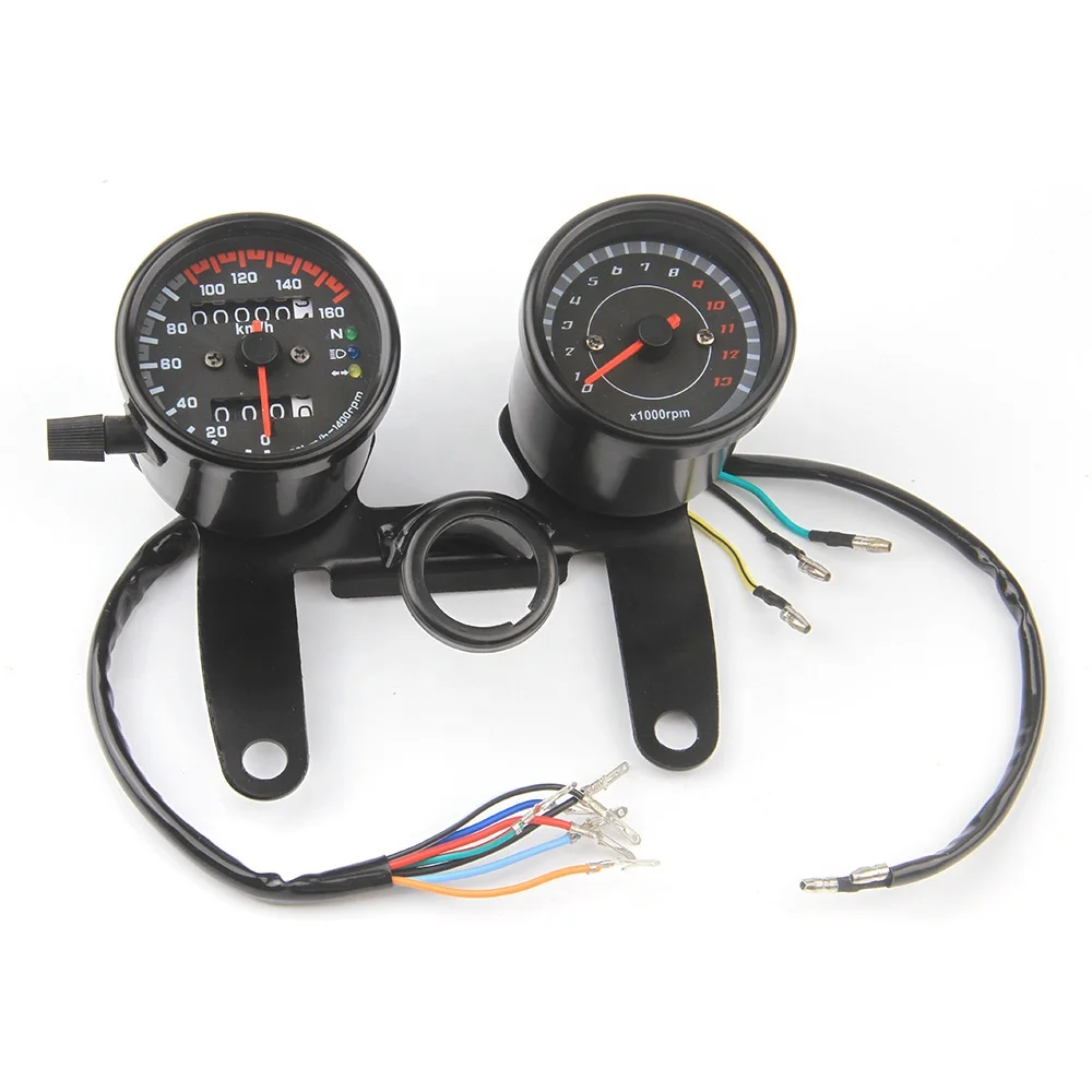 Universal Motorcycle Digital Gauge Speedometer tachometer