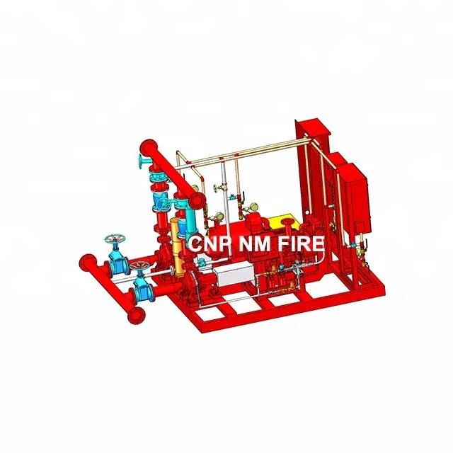 UL/FM SCF EDJ 1250GPM @ 116PSI Split Case Fire Pump Skid Mounted Package