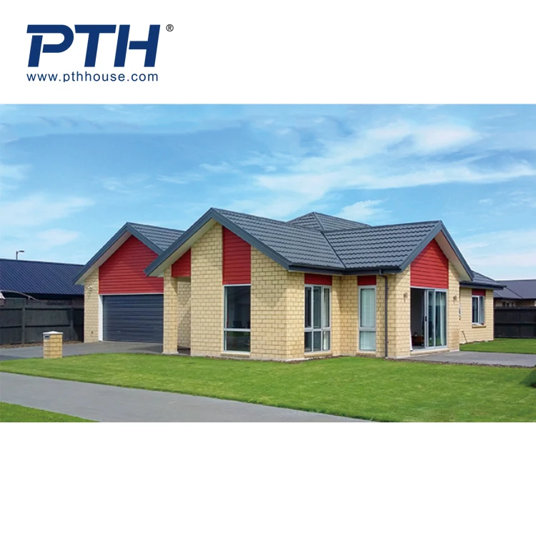 PTH Modern Design Prefabricated House Prices Competitive Light Steel Villa