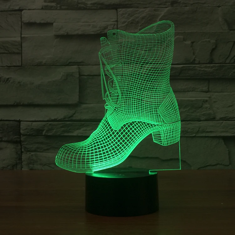 
Оптическая светодиодная 3d иллюзионная лампа, рекламное украшение для офиса 