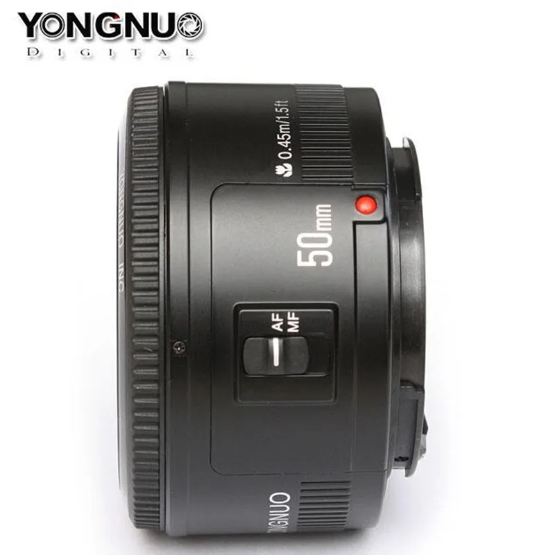 YONGNUO YN 50mm F1.8 עדשות גדולות צמצם אוטומטי פוקוס עדשה YN 50 YN50 עבור Canon אלה מצלמות DSLR YONGNUO YN 50mm F1.8 עדשות גדולות צמצם אוטומטי פוקוס עדשה YN 50 YN50 עבור Canon אלה מצלמות DSLR