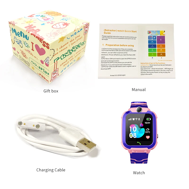 Инструкция часы kids watch. Детские смарт-часы q12. setracker с камерой.