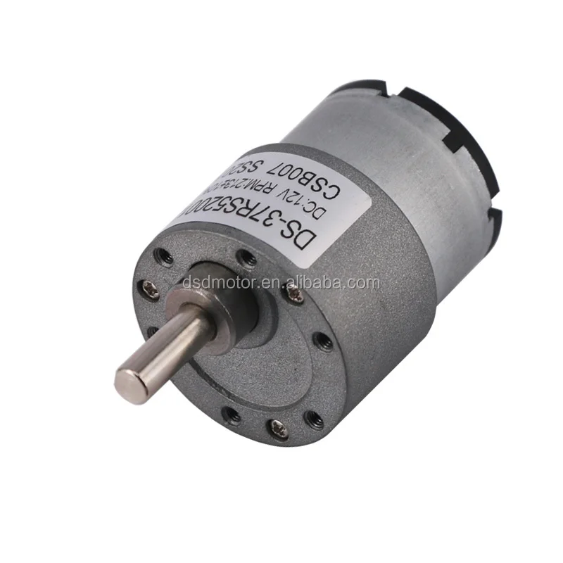DSD 520 DC Motor 12V 24V With 37mm Metal Gearbox For Coffee Machine