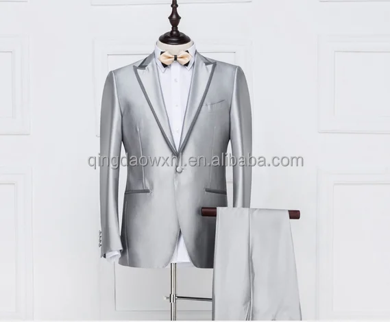 what color tux with silver dress