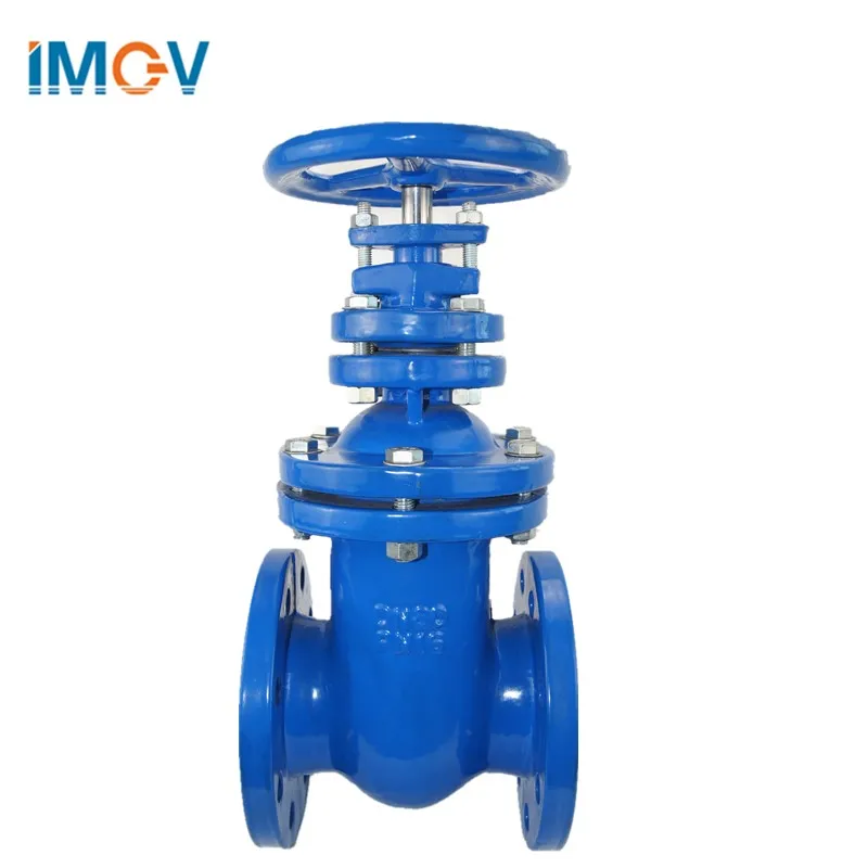 High Quality DN150 Non-Rising Stem Resilient Seated ANSI Manual Water Gate Valve Limit Switch ISO9001 Certified Low Temperature