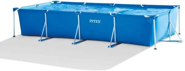 
HI Durable Family rectangular PVC above ground pool 220*150*60cm intex 28270 frame pool for kids 