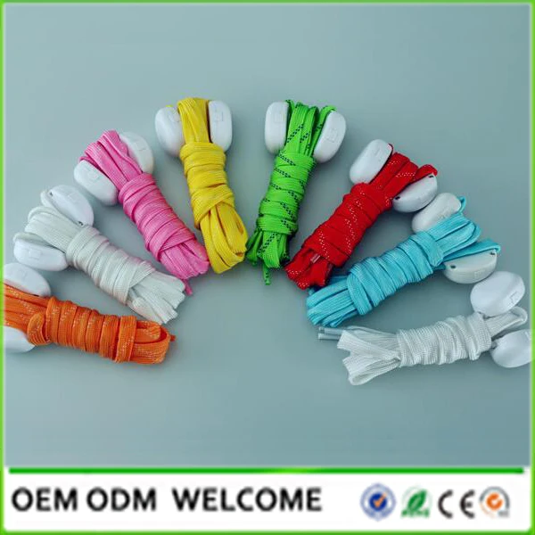 Luminous Shoelace Fashion Glowing Shoe laces Flashing Colored led Party Laces