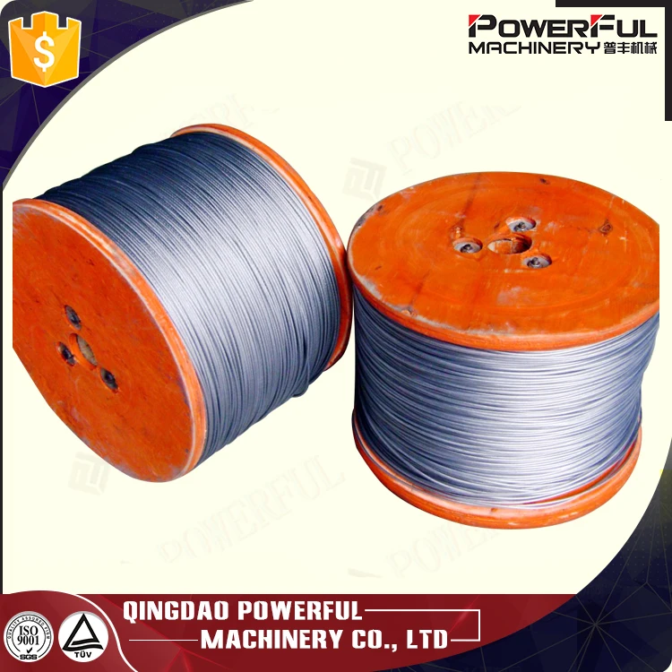 Нам типа ПВХ оцинкованной стали тяжелые трос кабель