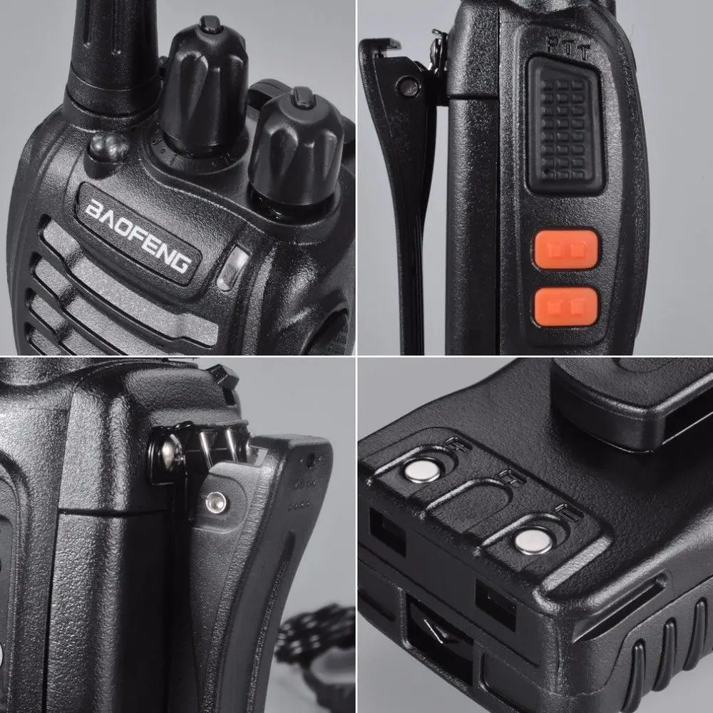 
Портативная рация Baofeng BF-888S Talkie 2 Way Radio 16ch 400-470MHZ Ham radio UHF 