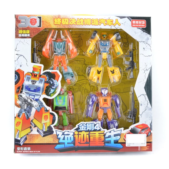 Gift Items Intelligent Deformation Robot Car Toys for Boys