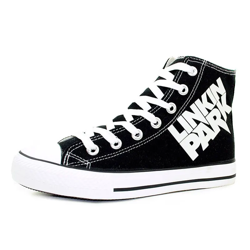 Fashion Luminous Women's Shoes Linkin Park Hand Painted
