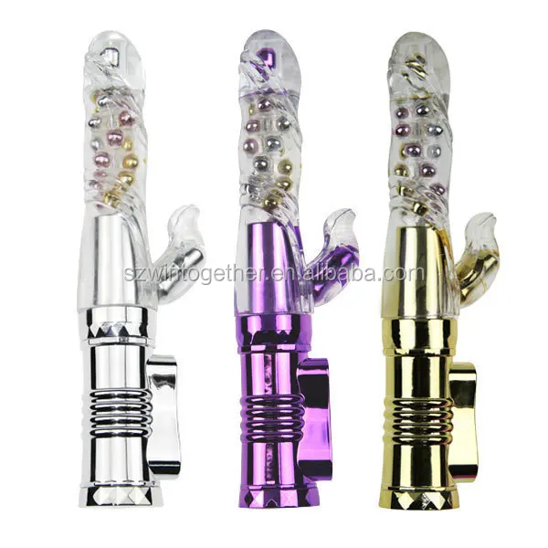 15 Speed Vibration Thrust Rabbit Dildo Good Sex Toy for Woman