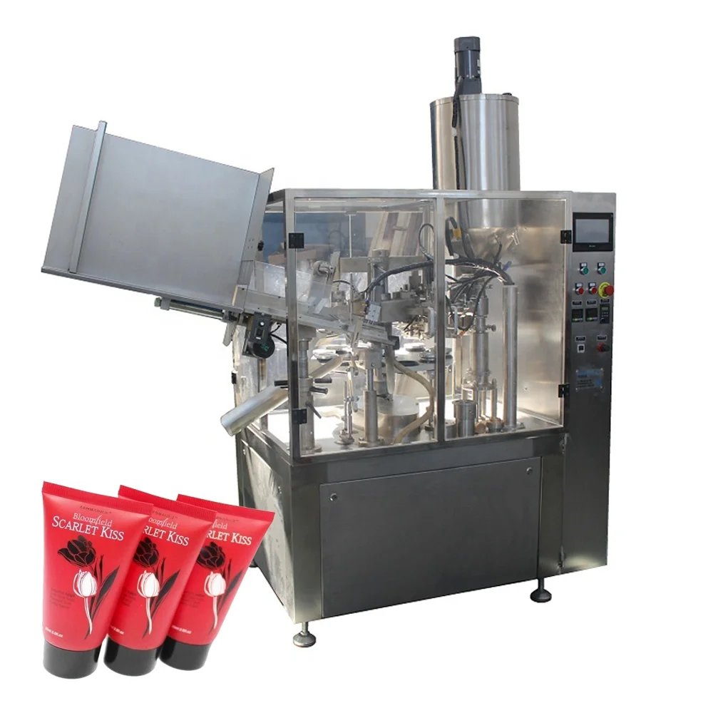 ce认证的高品质高速自动塑料软管牙膏灌装机