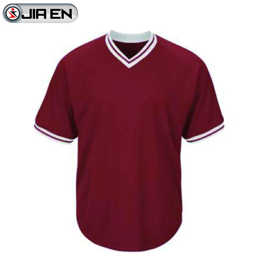 Source Men v neck pullover baseball jersey design custom fashion