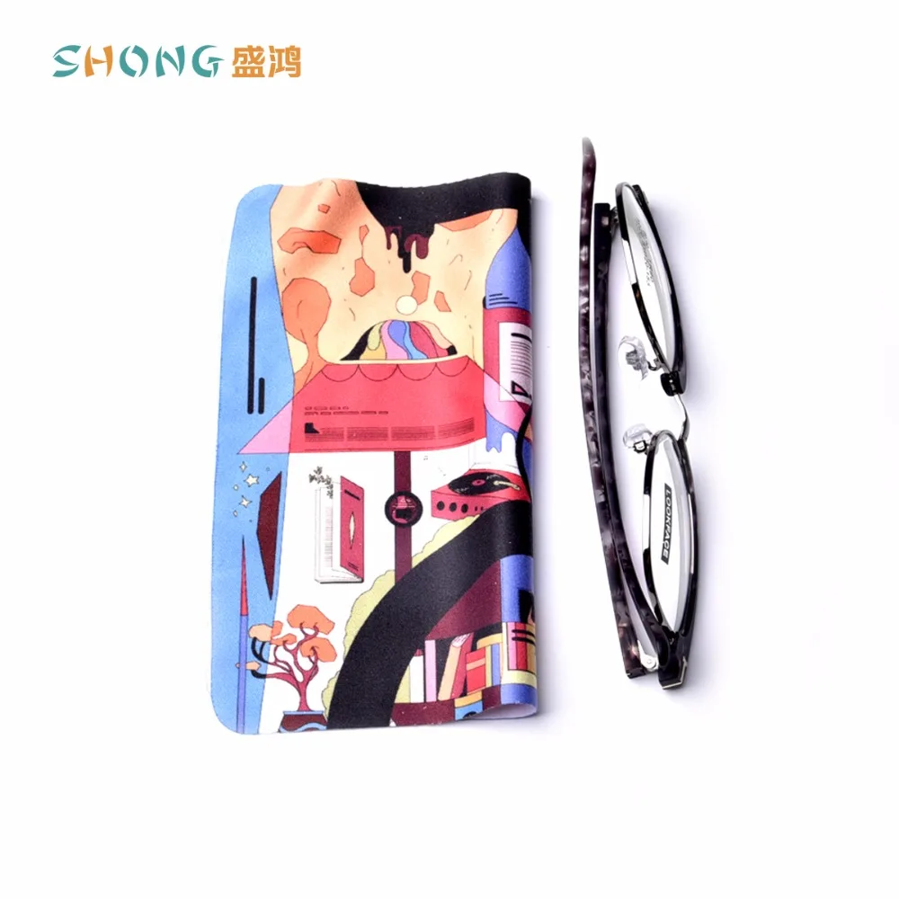 
 Салфетка для очистки очков с сублимационной печатью/салфетка для очистки стекла  