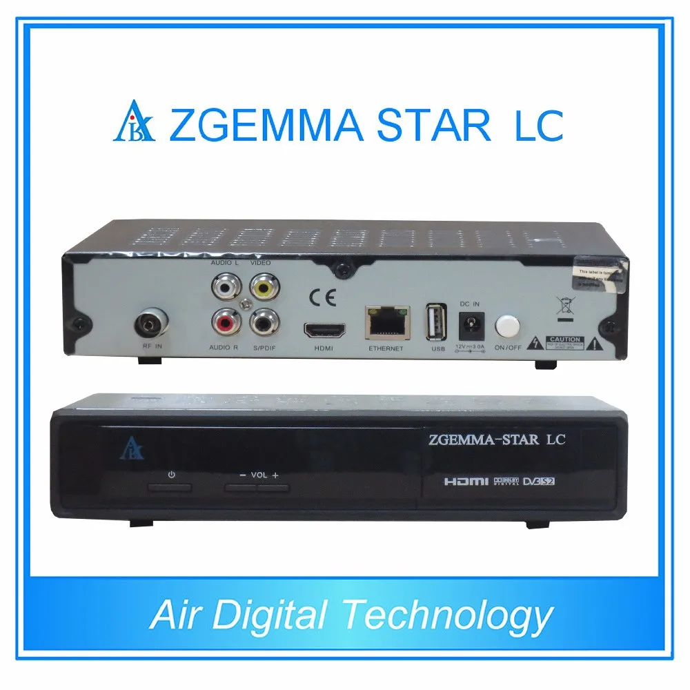 Zgemma-STAR LC ENIGMA 2 Linux OS Full HD FTA DVB-C Cavo Ricevitore FREE TO AIR NUOVO 