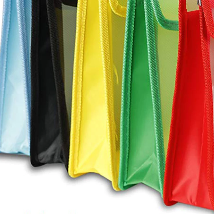 Pochettes Plastique A4 à 4 Trous - Lot De 5 - 3 Compartiments Par Pochette - Transparentes, étanches - Pour Classeurs, Documents, Timbres, Matrices