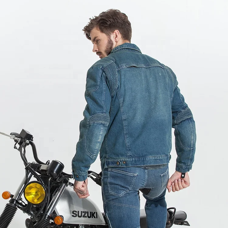 DUHAN, мотоциклетная кожаная куртка для мужчин утепленная теплая Мотокросс джинсовая куртка в байкерском стиле со съемной хлопковой подкладкой