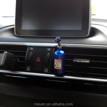6 farben jdm aluminium nos flasche tank auto lufter frischer luft ausgang  entlüftung solide parfüm clip