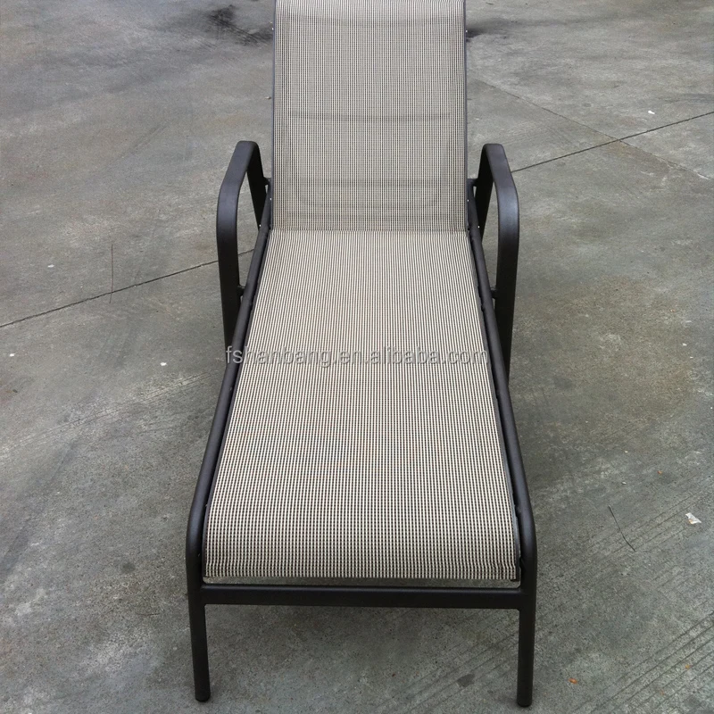 Outdoor Polyurethane Polyethylene Pool Chaise Chair Sun Lounger