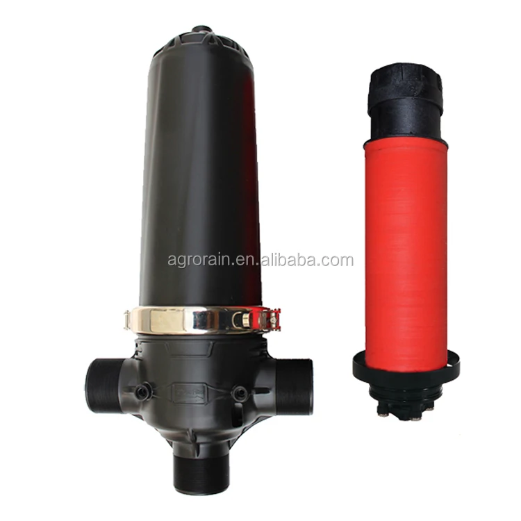 2 Inch Large T Disc Filter 50MM Short Tank Water Treatment Disc Filter Irrigation System Agricultural Use Made Plastic Model