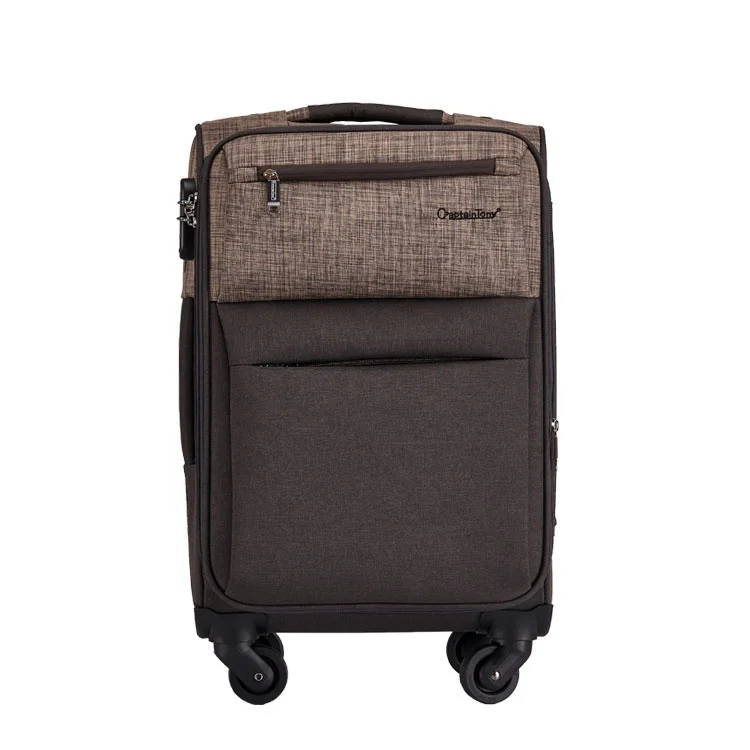 suitcase with bolsa on top