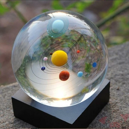 80mm personnalisé cristal monde carte globe en verre clair cristal