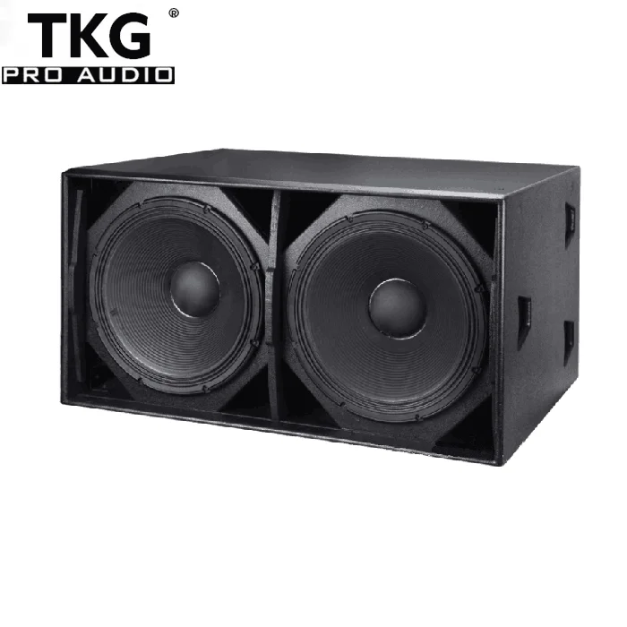 TKG S218 платье для выступления на сцене Профессиональный 1100 ватт двойной динамик сабвуфера коробка сабвуфера 18 дюймов дизайн