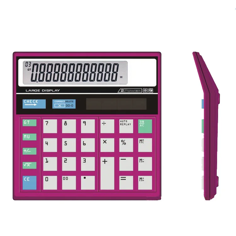 12-Digit Plastic Calculator Big Digit CT 512 Calculator