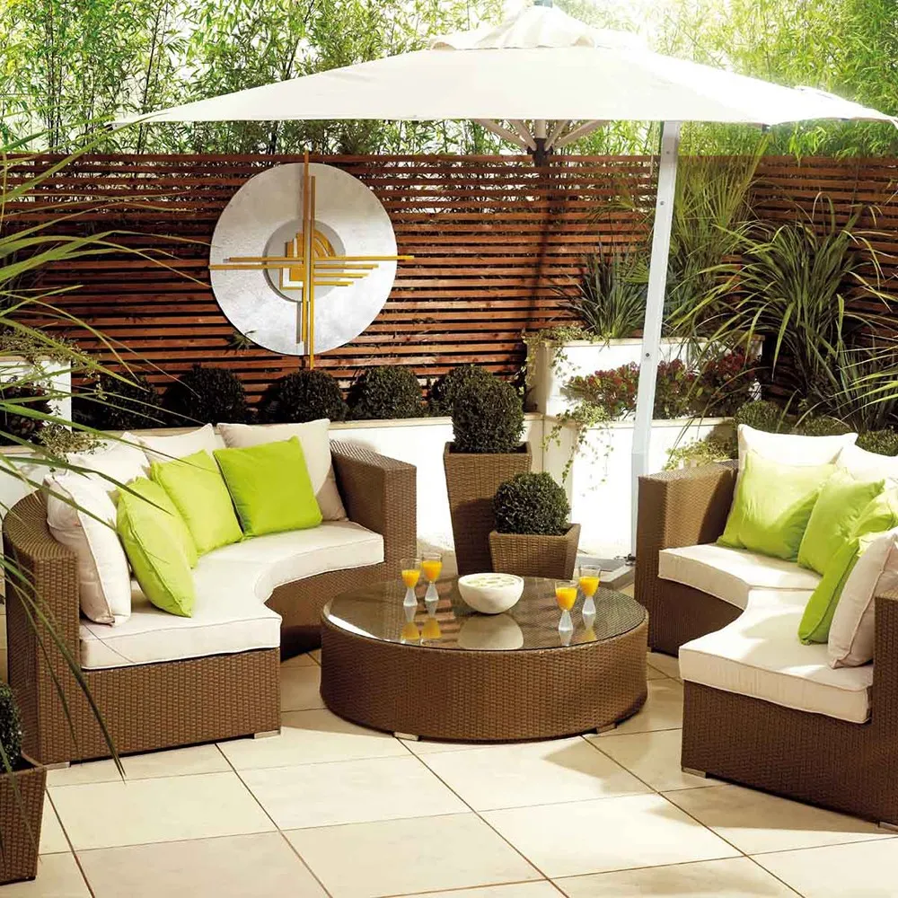 modern garden loungers