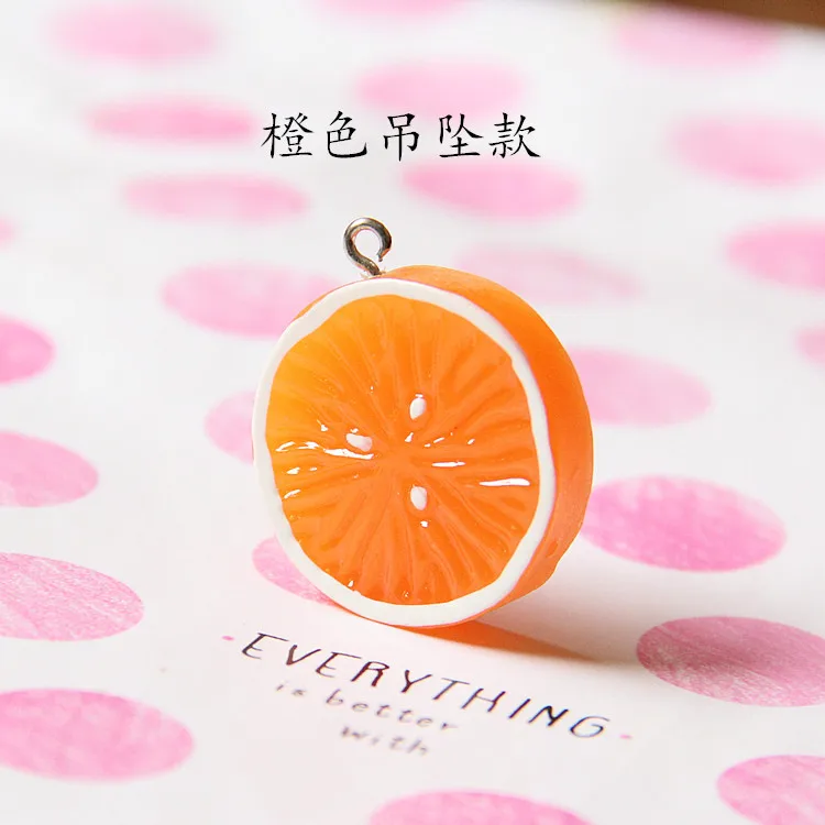 Slice Fruit Charms Orange Lemon Lime Slices Decoden Fake Food