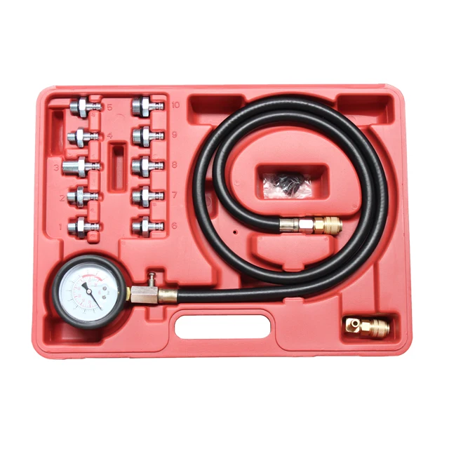 Professional Oil Pressure Gauge Tool Oil Pressure Tester Kit For Car Atvs Trucks Use 0140psi