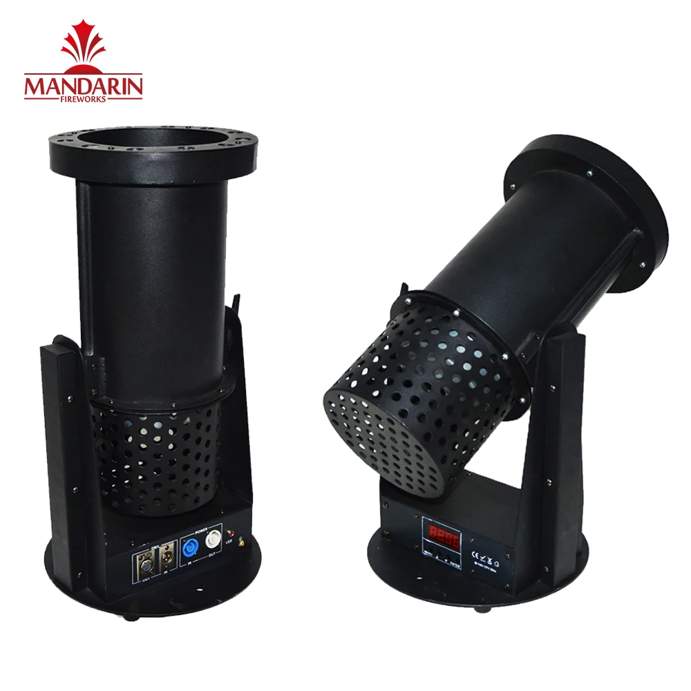 Stage Special Effects DMX 512 LED Confetti Blower Cannon Color Paper Launcher Machine Confetti Spray Machine