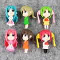 6pcs set Cute Anime Sailor Moon PVC Figure Collection Model Toys Dolls 4 5cm