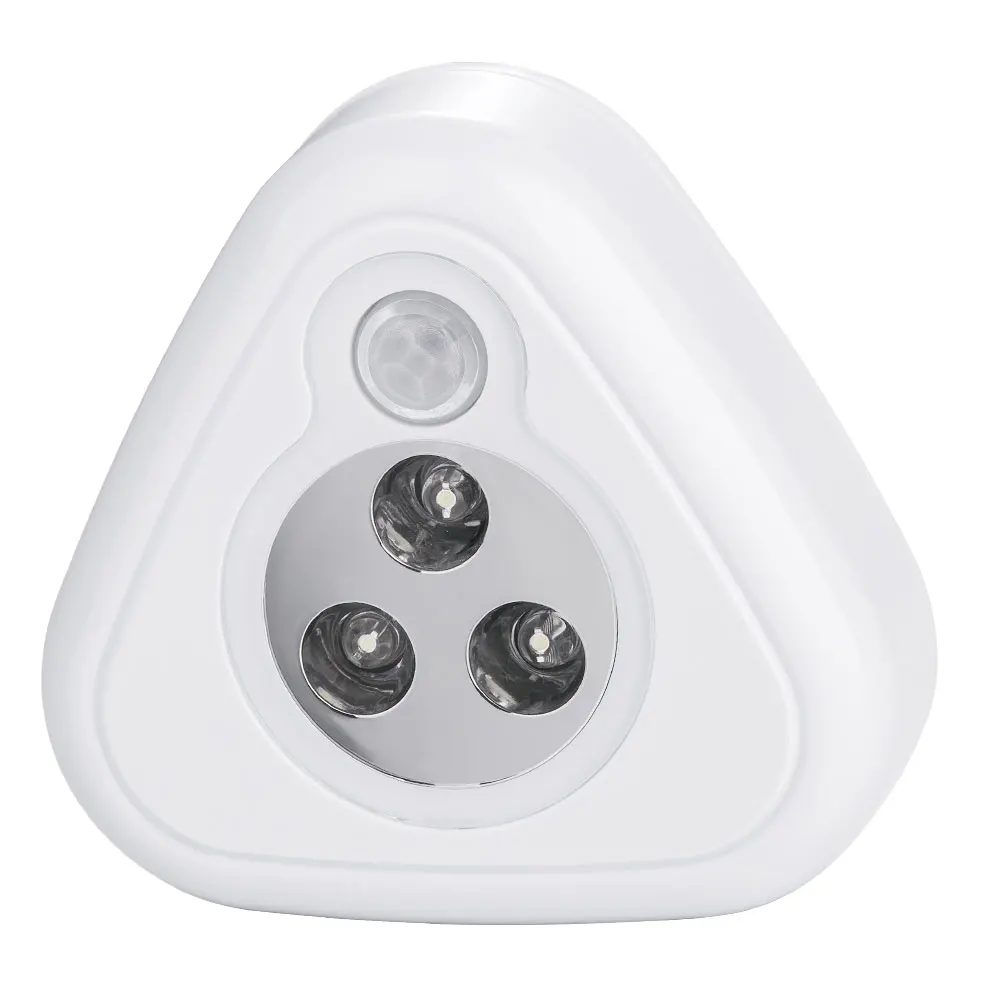 Mini wireless led sensor night light emergency stair lights battery operated with pir motion sensor