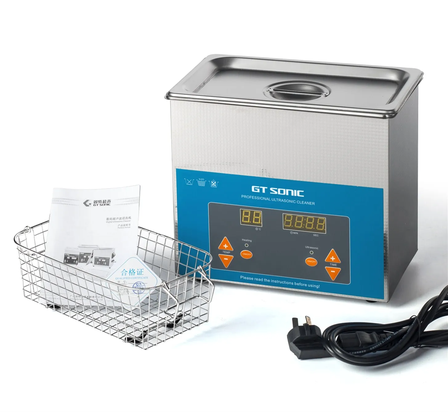 GT SONIC VGT-1730QTD 3L 100W Ultrasonic Print Head Cleaner 110V