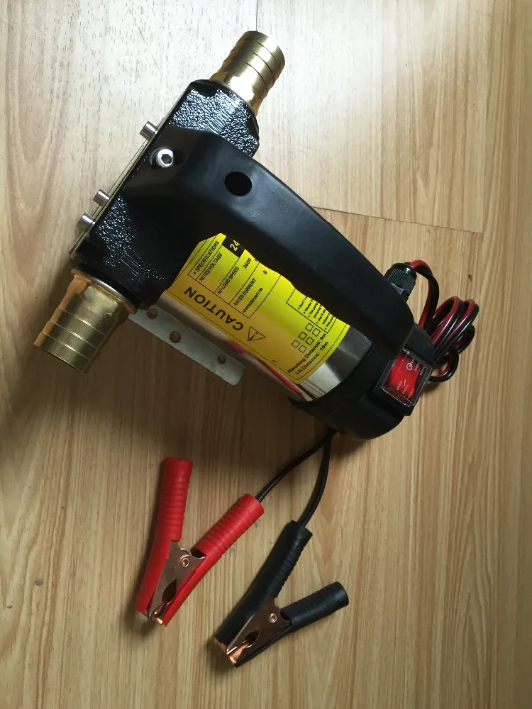 12 Volt Diesel Oil Transfer Pump Compact Design 45L/min Capacity Cast Iron Stainless Steel Construction for Irrigation