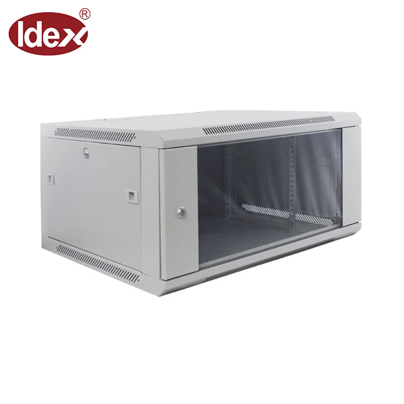 Factory Price Wall Mount Double Section Server Rack Ordinary hang Cabinet with Lock