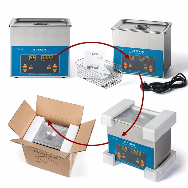 GT SONIC VGT-1730QTD 3L 100W Ultrasonic Print Head Cleaner 110V