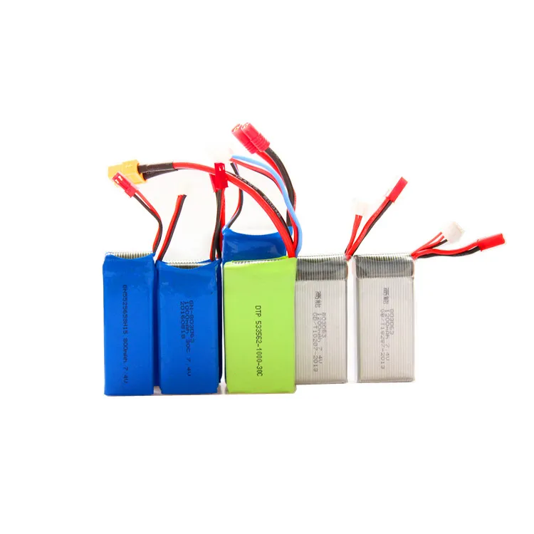 工場供給 7.4v 20c 30c RCおもちゃヘリコプター用取り外し可能高レート