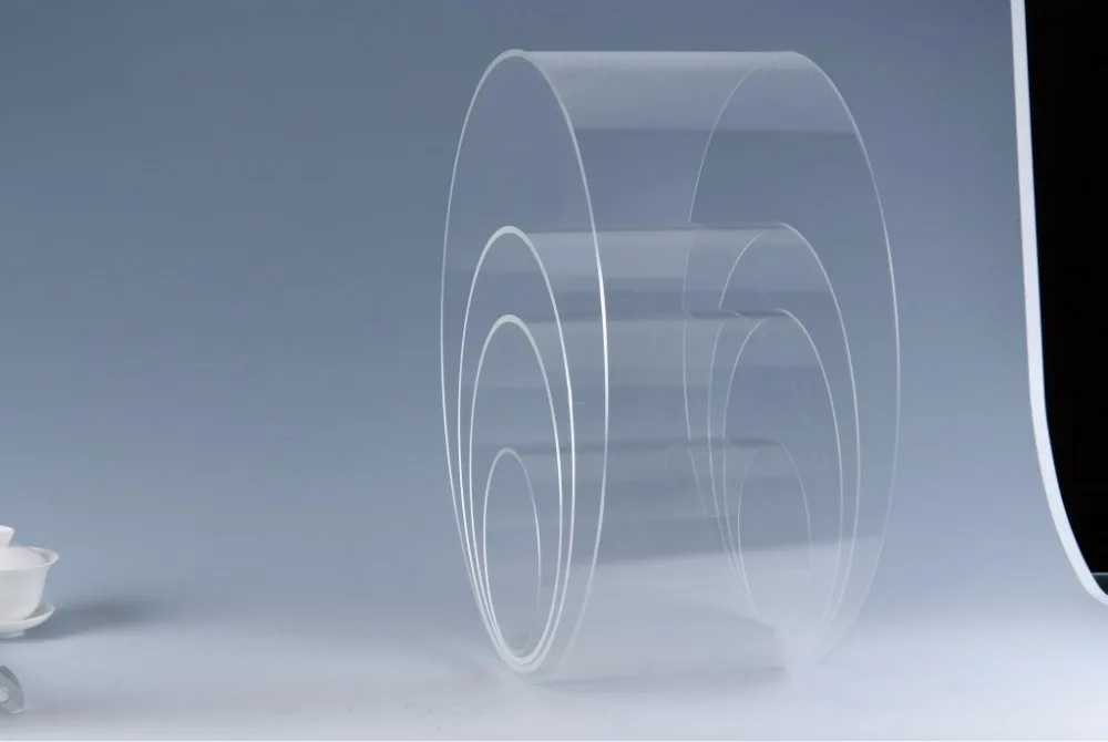Сделано в Китае индивидуальный большой диаметр прозрачная круглая акриловая трубка оптовая