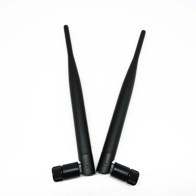 D-Link Router with Alfa 2.4GHz Omni-Directional Whip Wireless Network Antenna for SMA Wifi 2.4G Antenna